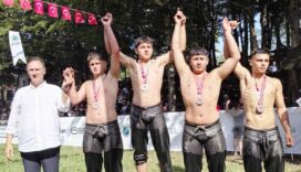 Körfezli genç güreşçi Ali Rıza Hendek’te kürsüde