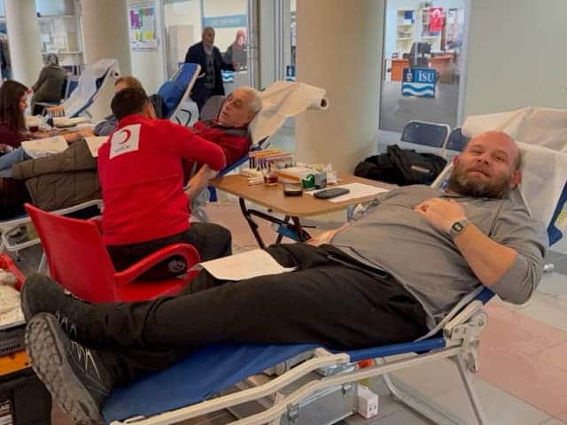 Donörü kan bağışı alanı, sağlıklı gönüllüler en yeni bağış deneyimi için.