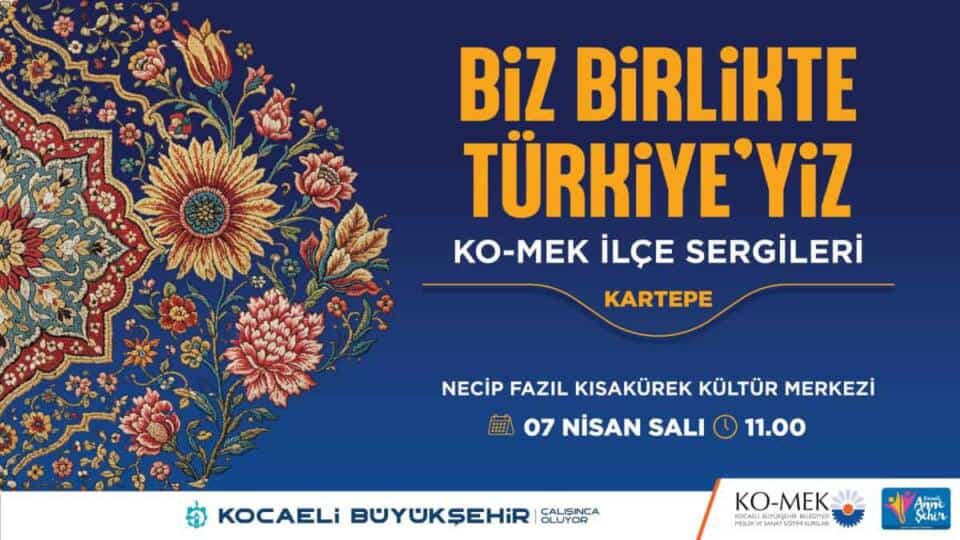 KO-MEK Kartepe İlçe Sergisi'nde Kursiyerlerin Eserleri İlgi Topladı