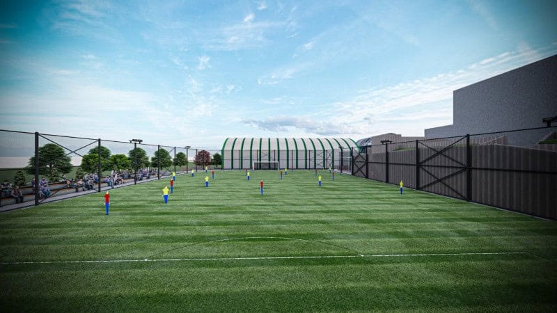 Kocaeli Çamlıtepe’de Yeni Spor Kompleksi Projesinde İnşaatın Yarısı Tamamlandı