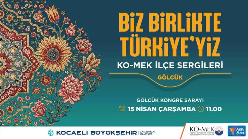 KO-MEK Gölcük’te Kursiyerlerin El İşi Ürünleri Sergisinde Yoğun İlgi