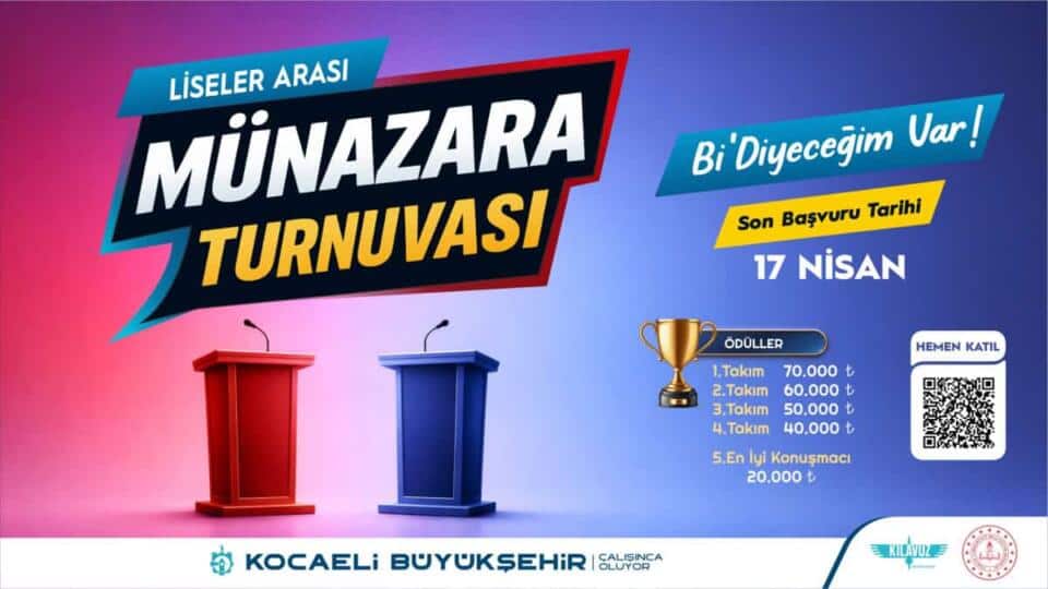 Kocaeli'de Üniversiteler Arası Münazara Turnuvası Gerçekleşiyor