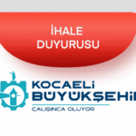 Kocaeli'de Poliüretan Karışımlı Dolomit ve Bazalt Taşı Alımı İçin Açık İhale 20 Mayıs 2026'da Yapılacak
